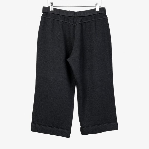 St. John Navy Knit Cropped Short Pant - Picture 2 of 7